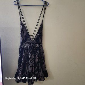 Tie-dyed Strappy Mini dress